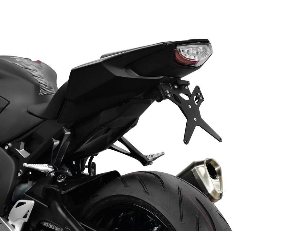 Ibex 10006512 Kompatibel/Ersatz für Kennzeichenhalter Honda CBR 1000 RR Fireblade SP Schwarz