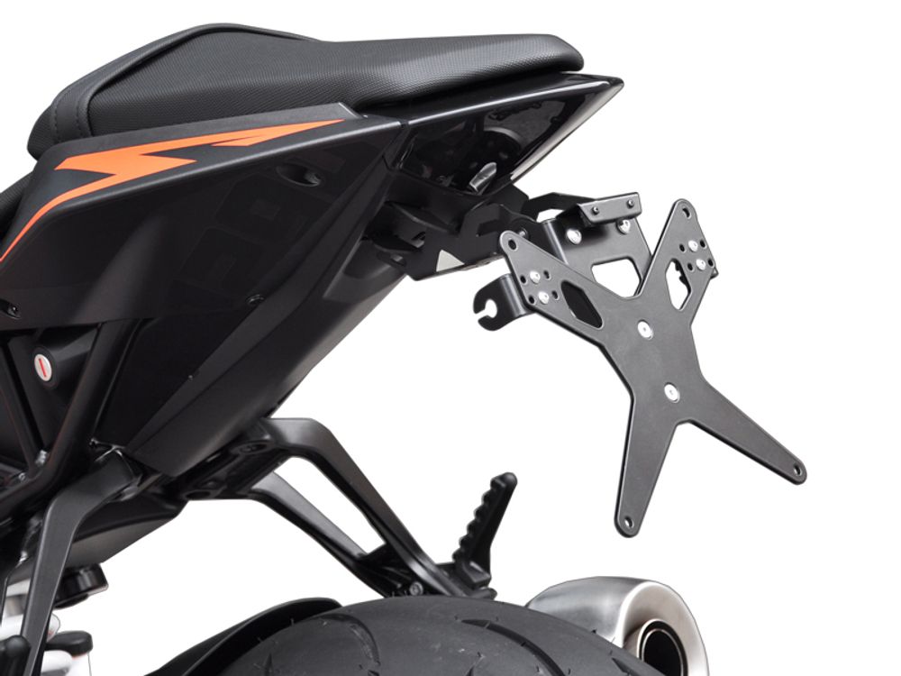 Ibex 10006558 Kompatibel/Ersatz für Kennzeichenhalter KTM 1290 Super Duke R BJ 2014-19 Schwarz