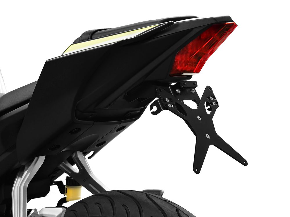 Ibex 10006643 Kompatibel/Ersatz für Kennzeichenhalter Yamaha YZF-R125 BJ 2019-21 Schwarz