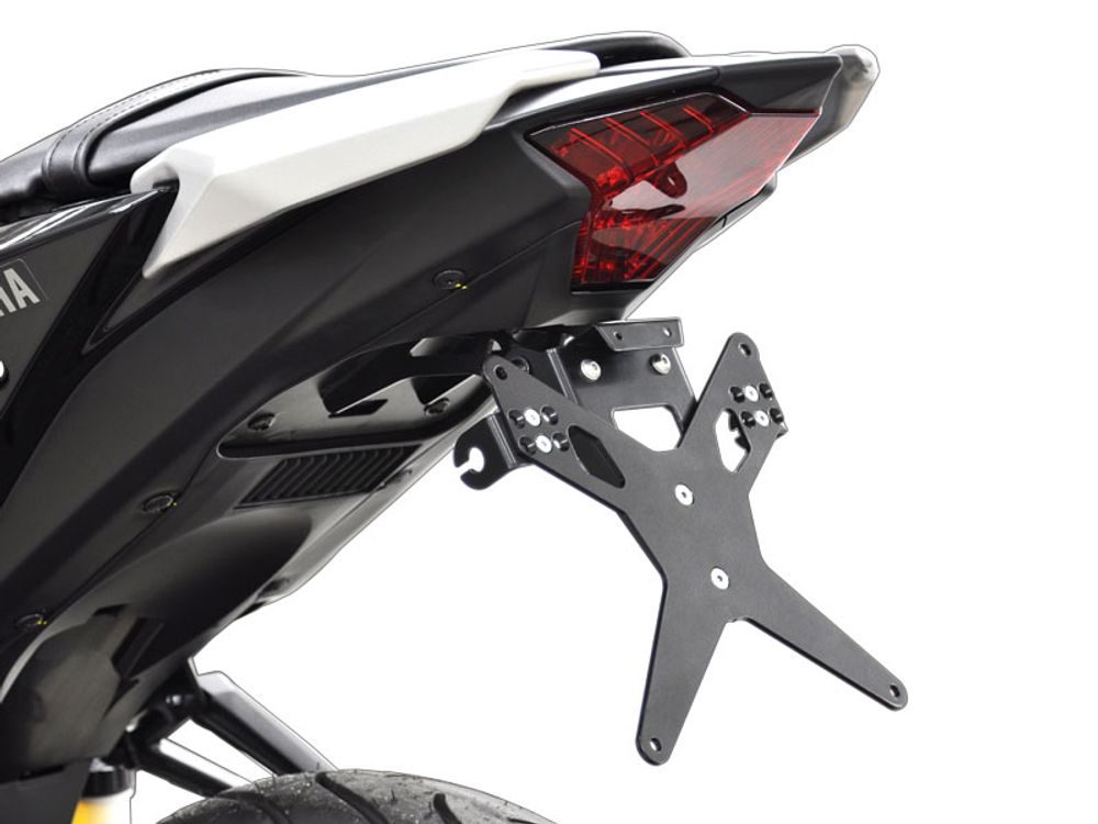 Ibex 10006645 Kompatibel/Ersatz für Kennzeichenhalter Yamaha YZF-R3 Schwarz