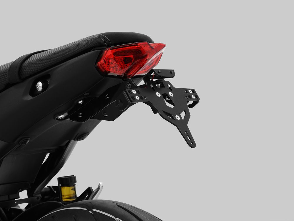 Ibex 10008218 Kompatibel/Ersatz für Kennzeichenhalter Yamaha MT-09 BJ 2021-22 Schwarz