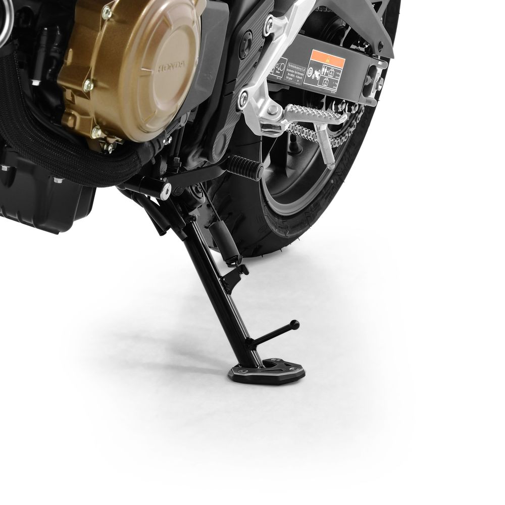 Ibex 10008524 Kompatibel/Ersatz für Seitenständerfuß Honda CB 500 X BJ 2022-23 sw Schwarz