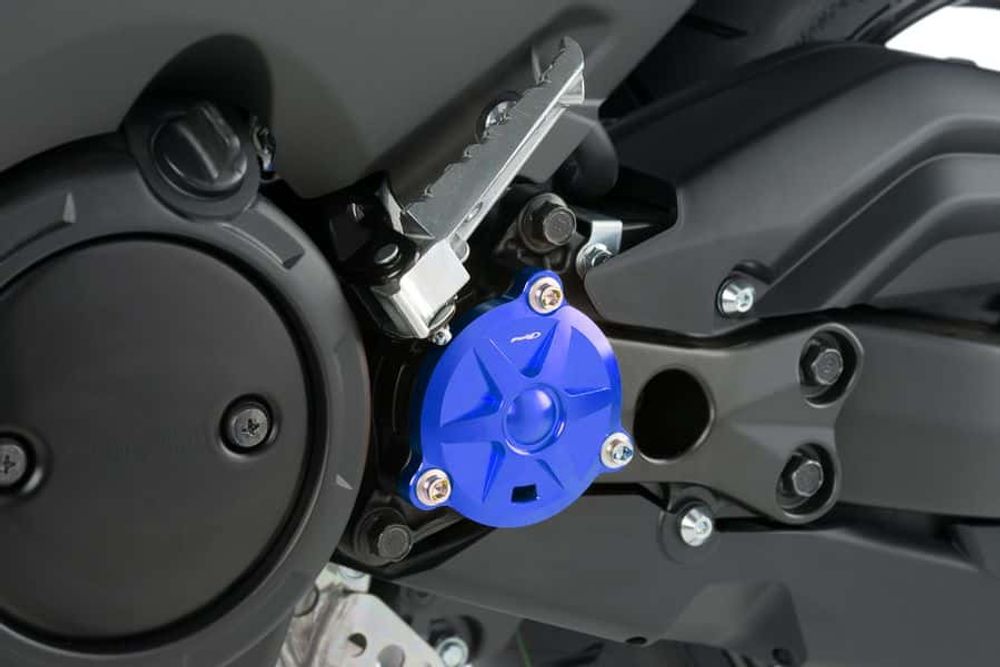 PUIG 8502A Sump Cover  passend fuer YAMAHA T-MAX 530 Blau