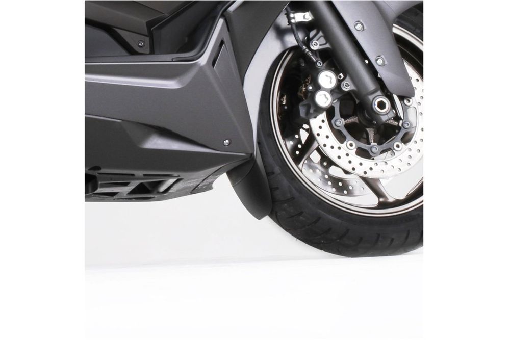 PUIG 3666N Verlängerung des vorderen Schutzblechs  passend fuer YAMAHA T-MAX 530 Schwarz
