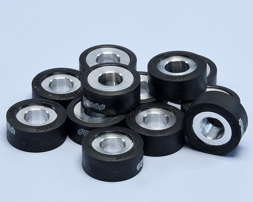 SP 1011775 POLINI Satz Variomatrollen 25x11mm 9,2gr - 12-teilig  passend fuer YAMAHA T-MAX 500