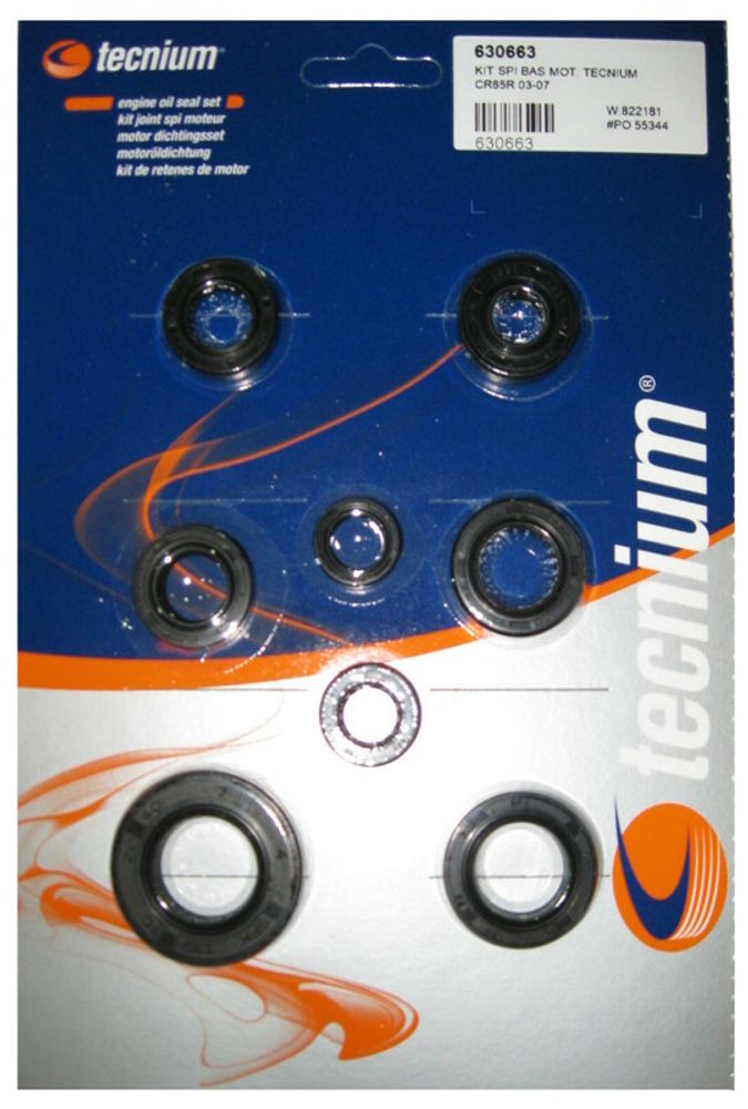 SP 1016037 TECNIUM Satz Motor-Simmerringe  passend fuer HONDA CR 85 R