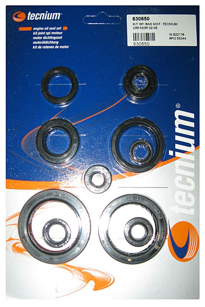 SP 1016042 TECNIUM Satz Motor-Simmerringe  passend fuer HONDA CRF 450 R