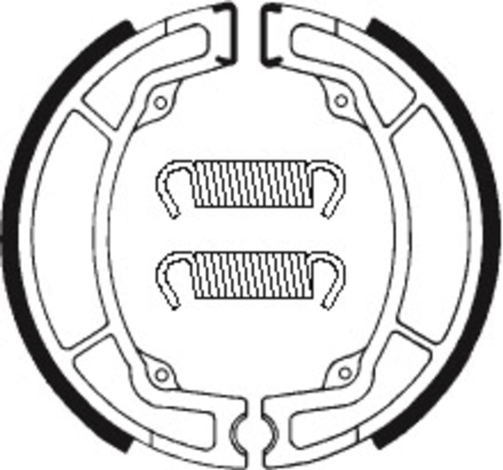 SP 1022234 TECNIUM Off-Road Organische Bremsbac  passend fuer YAMAHA YZ 125