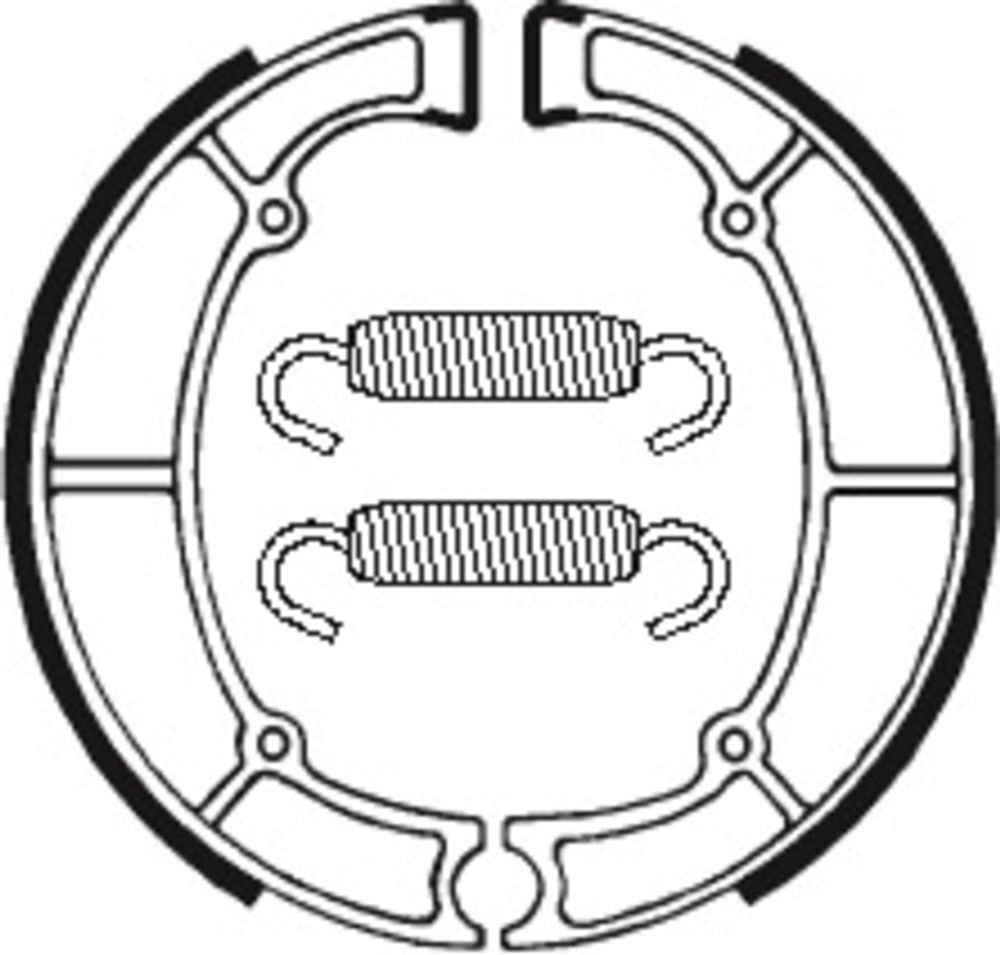 SP 1022245 TECNIUM Street Organische Bremsbacke  passend fuer KAWASAKI GT 550