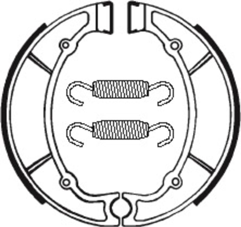 SP 1022246 TECNIUM Street Organische Bremsbacke  passend fuer YAMAHA XJ 550