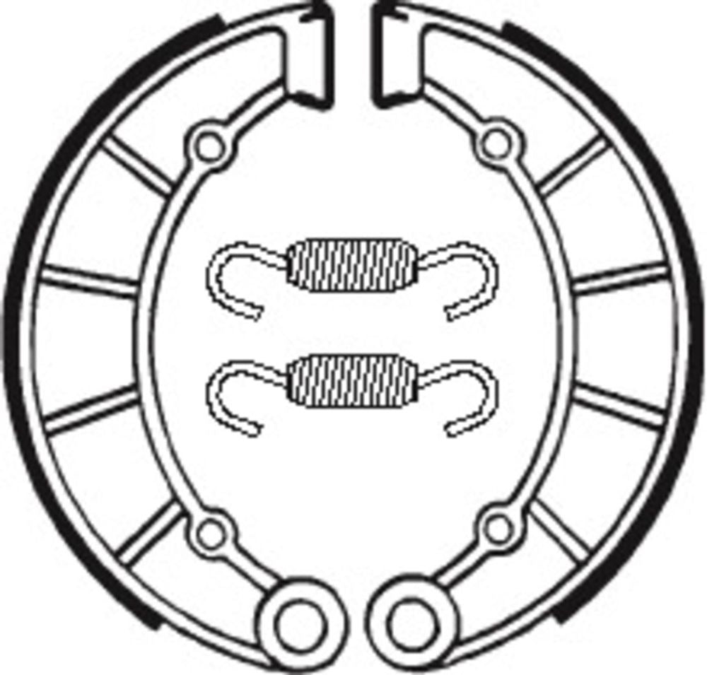 SP 1022264 TECNIUM Street Organische Bremsbacke  passend fuer KAWASAKI Z 900