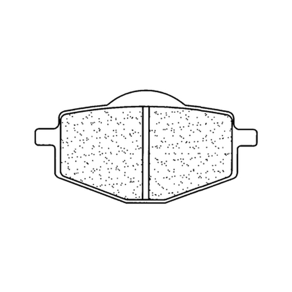 SP 1034827 CL BRAKES Street Sintermetall Bremsbeläge - 2284A3+  passend fuer YAMAHA DT 125