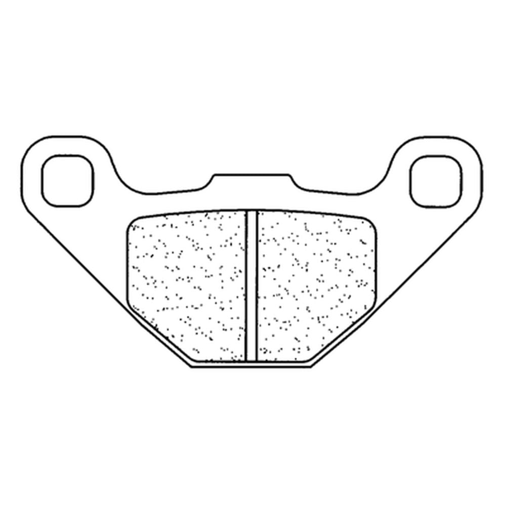 SP 1034998 CL BRAKES Racing Sintermetall Bremsbeläge - 2472RX3  passend fuer MZ 660 BAGHIRA
