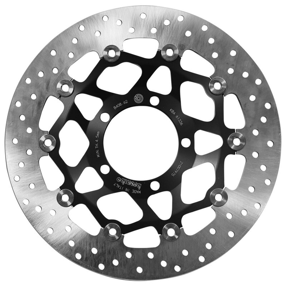 SP 1035615 BREMBO Serie Oro rund schwimmend Bremsscheibe  passend fuer TRIUMPH STREET TRIPLE 675