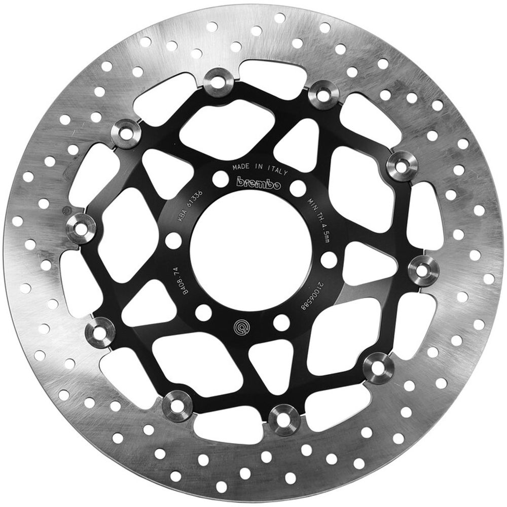 SP 1035627 BREMBO Serie Oro rund schwimmend Bremsscheibe  passend fuer TRIUMPH SPEED TRIPLE 955I