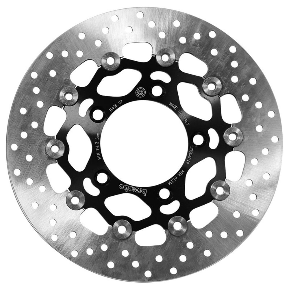 SP 1035645 BREMBO Serie Oro rund schwimmend Bremsscheibe  passend fuer KYMCO X CITING 400