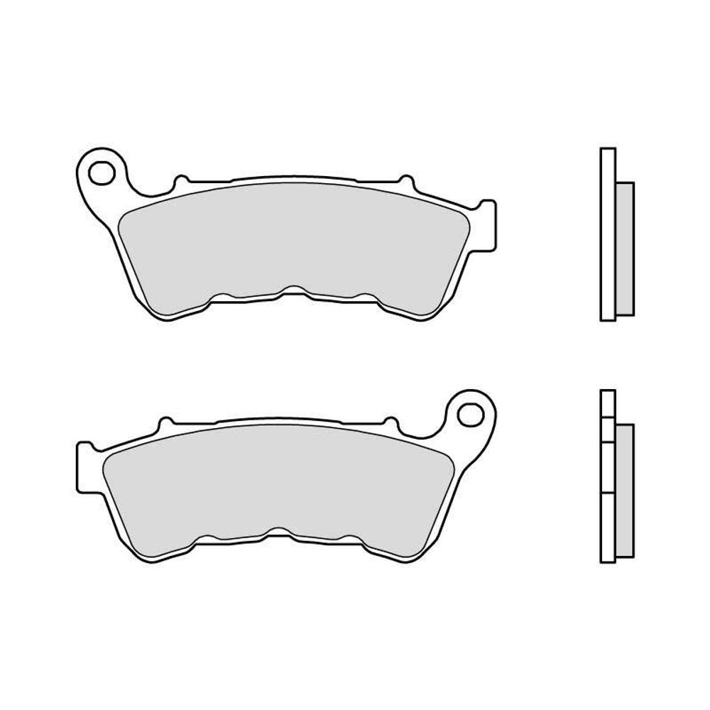 SP 1035951 BREMBO Street Sintermetall Bremsbeläge - 07HD22SA  passend fuer HARLEY DAVIDSON ROADSTER