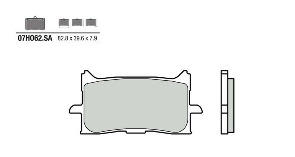 SP 1036051 BREMBO Street Sintermetall Bremsbeläge - 07HO62SA  passend fuer HONDA CRF 1000 L AFRICA TWIN