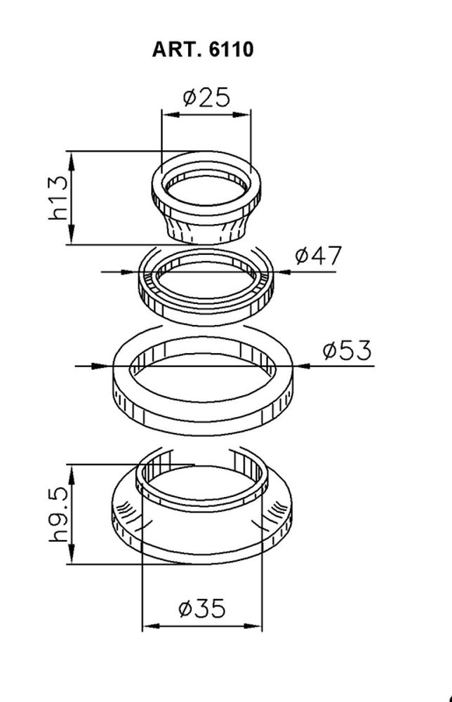 SP 1043388 BUZZETTI Lenkkopflagern  passend fuer YAMAHA X-MAX 125