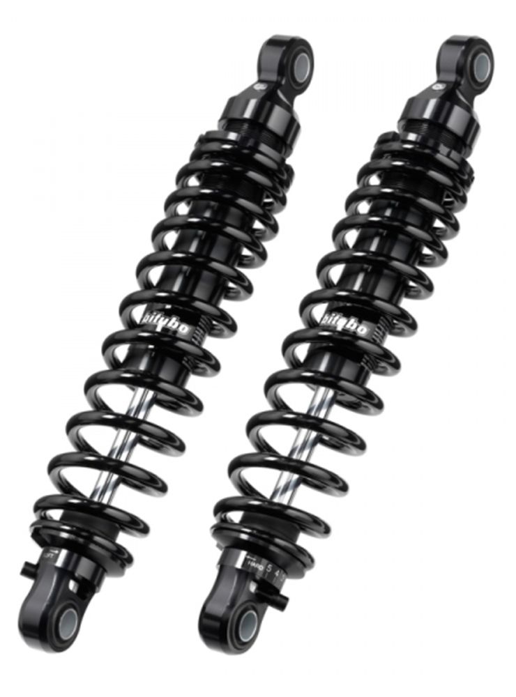 SP 1043605 BITUBO WME52V2 Doppelstoßdämpfer hinten - schwarz  passend fuer TRIUMPH BONNEVILLE 1200 T120 Schwarz