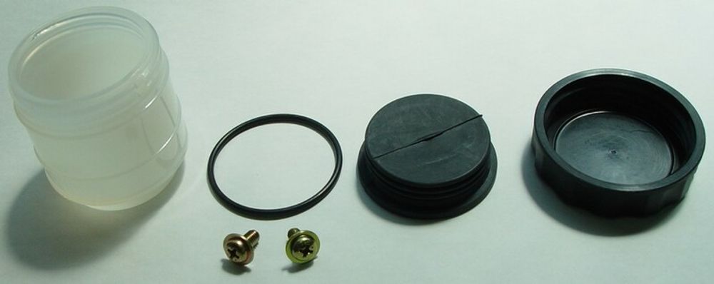 SP 1044538 Kit Bremsflüssigkeitsbehälter vorne HONDA  passend fuer HONDA GL 1000 GOLD WING Weiss