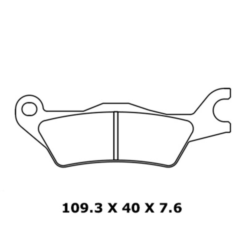 SP 1048291 CL BRAKES Street Sintermetall Bremsbeläge - 1258A3+  passend fuer SUZUKI GSX-S 125