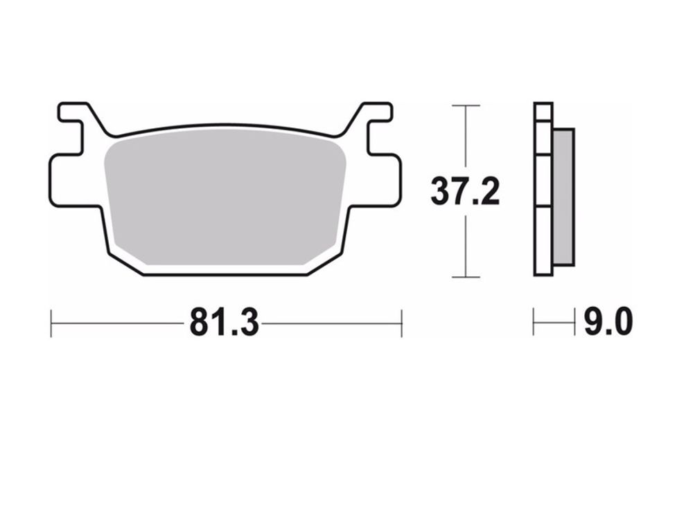 SP 1048881 BREMBO Street Sintermetall Bremsbeläge - 07GR93SP  passend fuer BENELLI BN 302