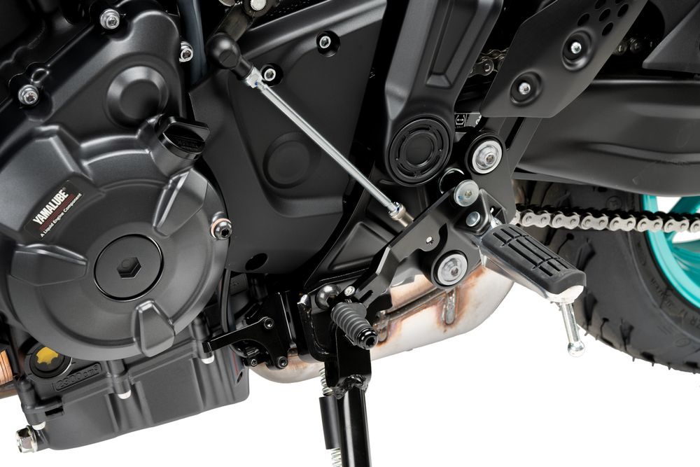 PUIG 21779N Verstellbares Gangschaltpedal  passend fuer YAMAHA XSR700 Schwarz