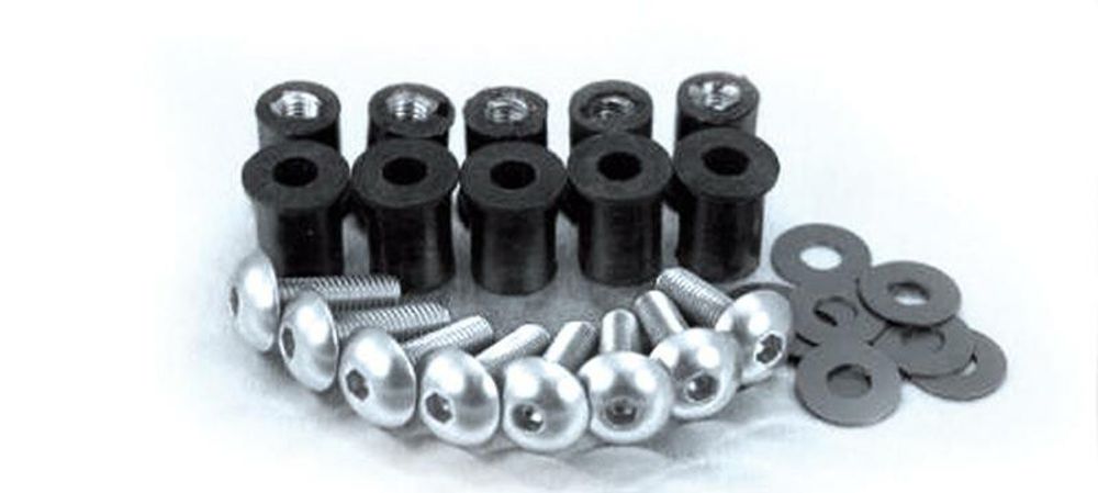 SP 1052722 Schraubenkit für Windschutzscheibe Ø 5 MM / alu  passend fuer   Aluminum &