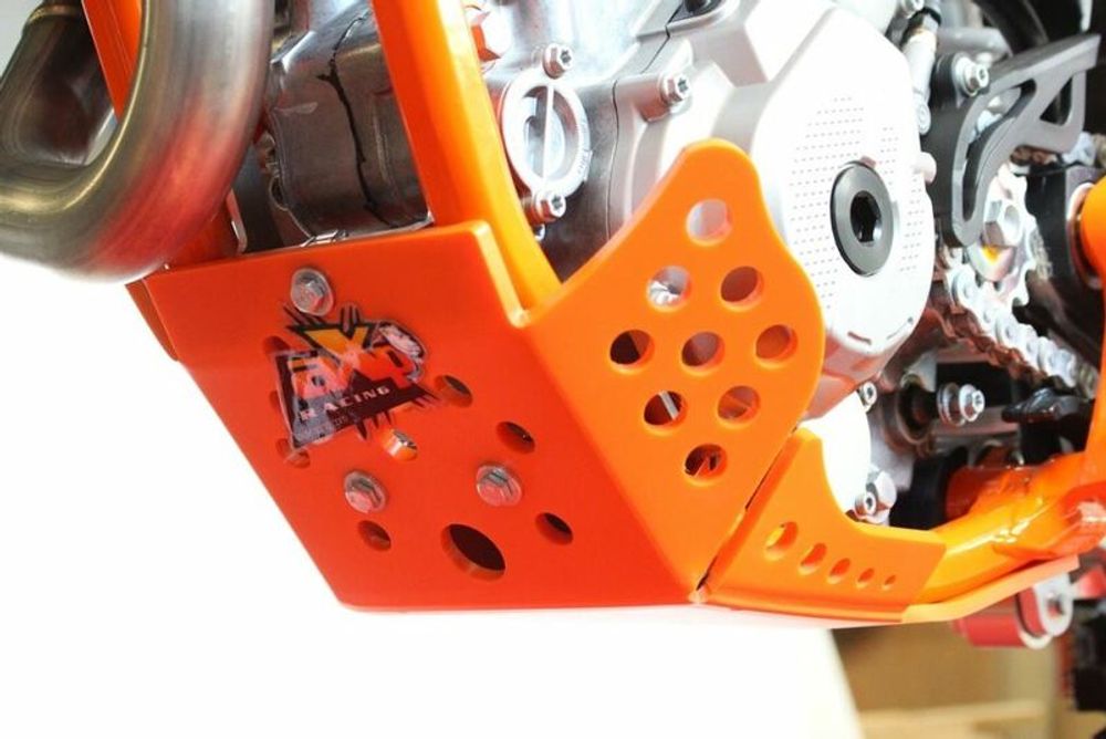 SP 1053123 AXP GP Unterfahrschutz - HDPE 6 mm KTM SX-F250/350  passend fuer KTM 350 SX-F Orange