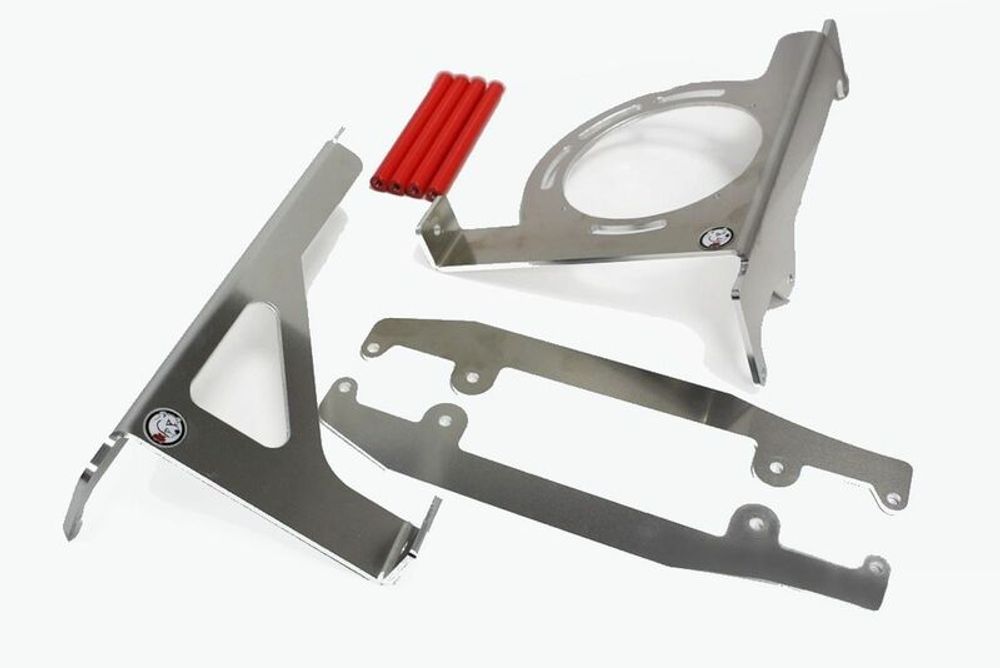 SP 1053149 AXP Kühlerschutz aus Aluminium - Beta RR  passend fuer BETA RR 250 2T Rot