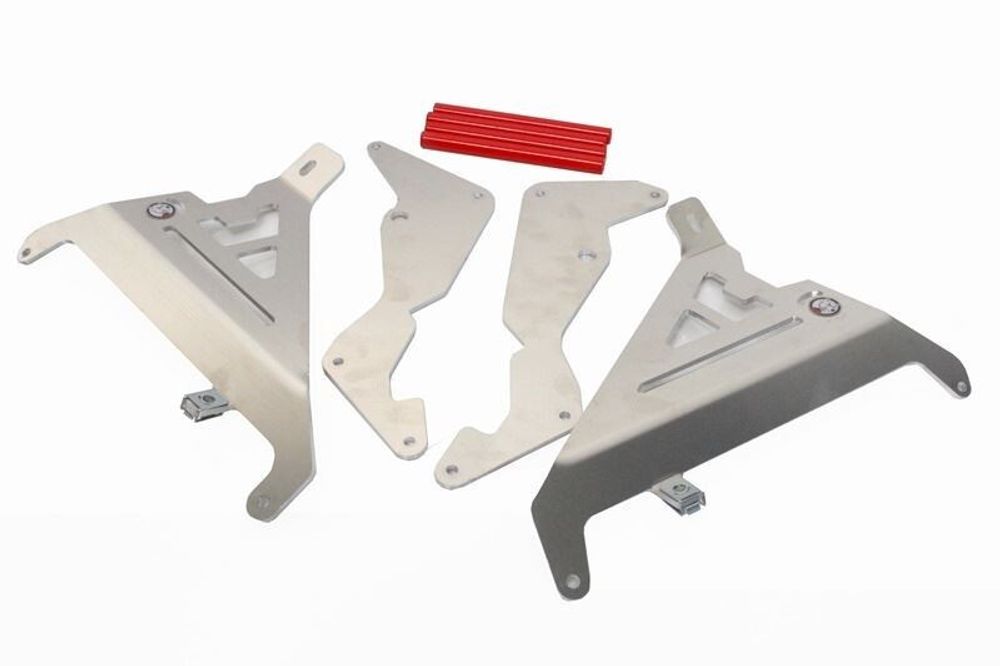 SP 1053150 AXP Kühlerschutz aus Aluminium - Honda CRF250R/250RX  passend fuer HONDA CRF 250 R Rot