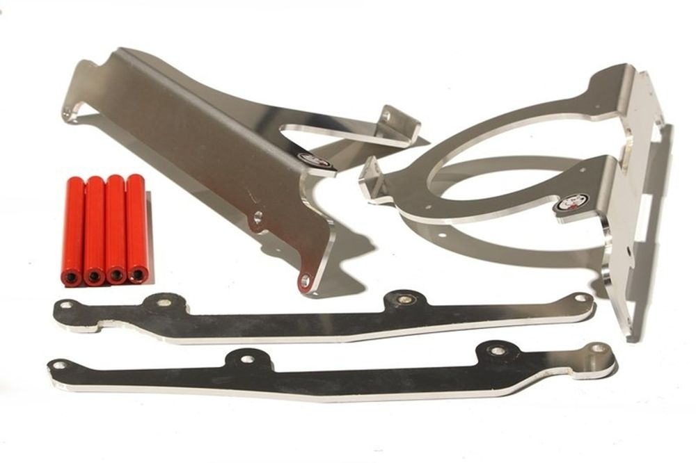 SP 1053151 AXP Kühlerschutz aus Aluminium - Beta RR  passend fuer BETA RR 430 4T Rot