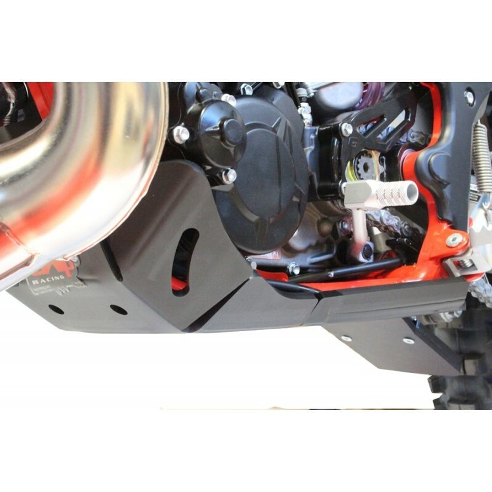 SP 1053214 AXP Enduro Xtrem Unterfahrschutz - HDPE 8 mm Gas Gas EC250/300 Racing  passend fuer GAS GAS EC 250 Schwarz