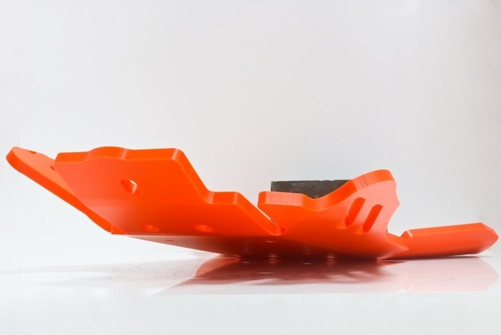 SP 1053242 AXP Enduro Xtrem Unterfahrschutz - HDPE 8 mm KTM EXC250/300  passend fuer KTM 250 EXC Orange
