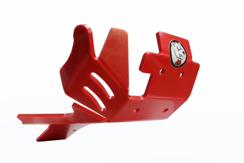SP 1053259 AXP Enduro Xtrem Unterfahrschutz - HDPE 8 mm Gas Gas EC250/300  passend fuer GAS GAS EC 300 Rot