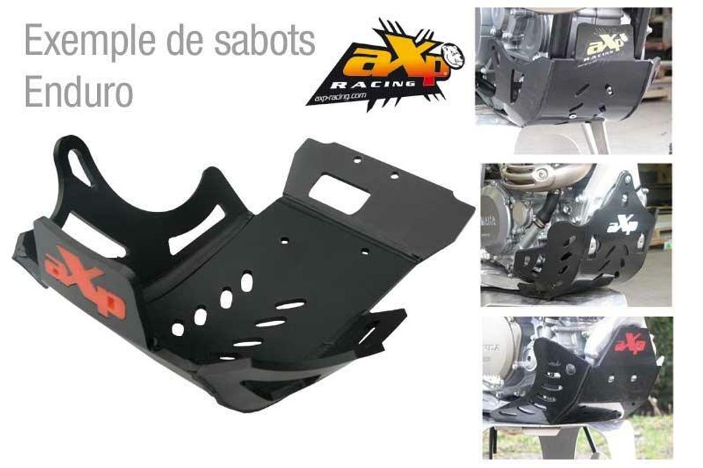 SP 1053269 AXP Enduro Unterfahrschutz - HDPE 6 mm Yamaha WR250R  passend fuer YAMAHA WR 250 Schwarz