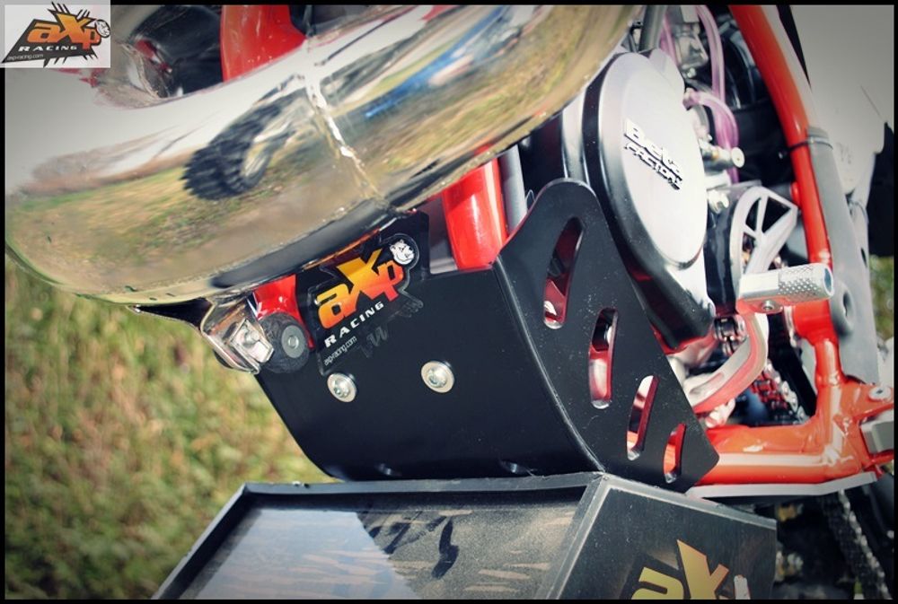 SP 1053323 AXP Enduro Unterfahrschutz - HDPE 6 mm Beta RR400/450  passend fuer BETA RR 300 2T ENDURO Schwarz