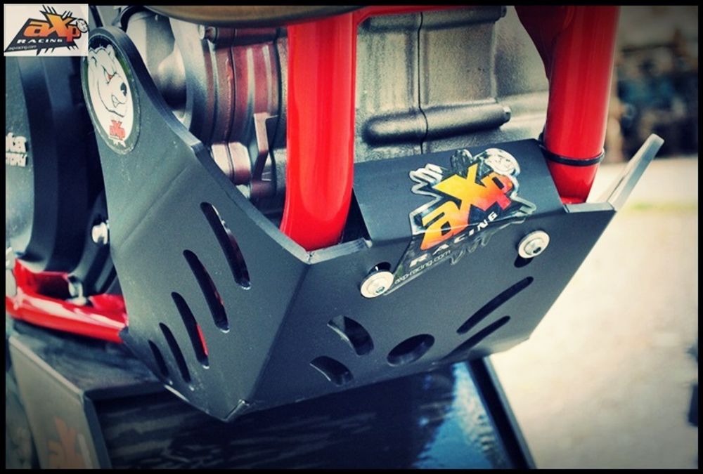 SP 1053326 AXP Enduro Unterfahrschutz - HDPE 6 mm Beta  passend fuer BETA RR 480 4T ENDURO Schwarz
