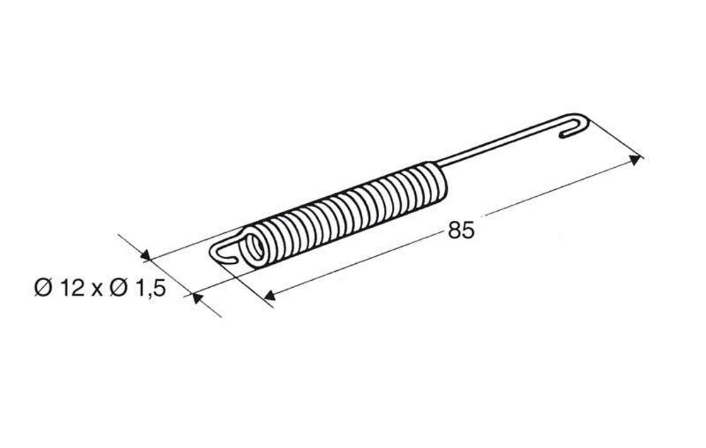 SP 1053478 BUZZETTI Mittelständer  passend fuer PIAGGIO ZIP 50 2T