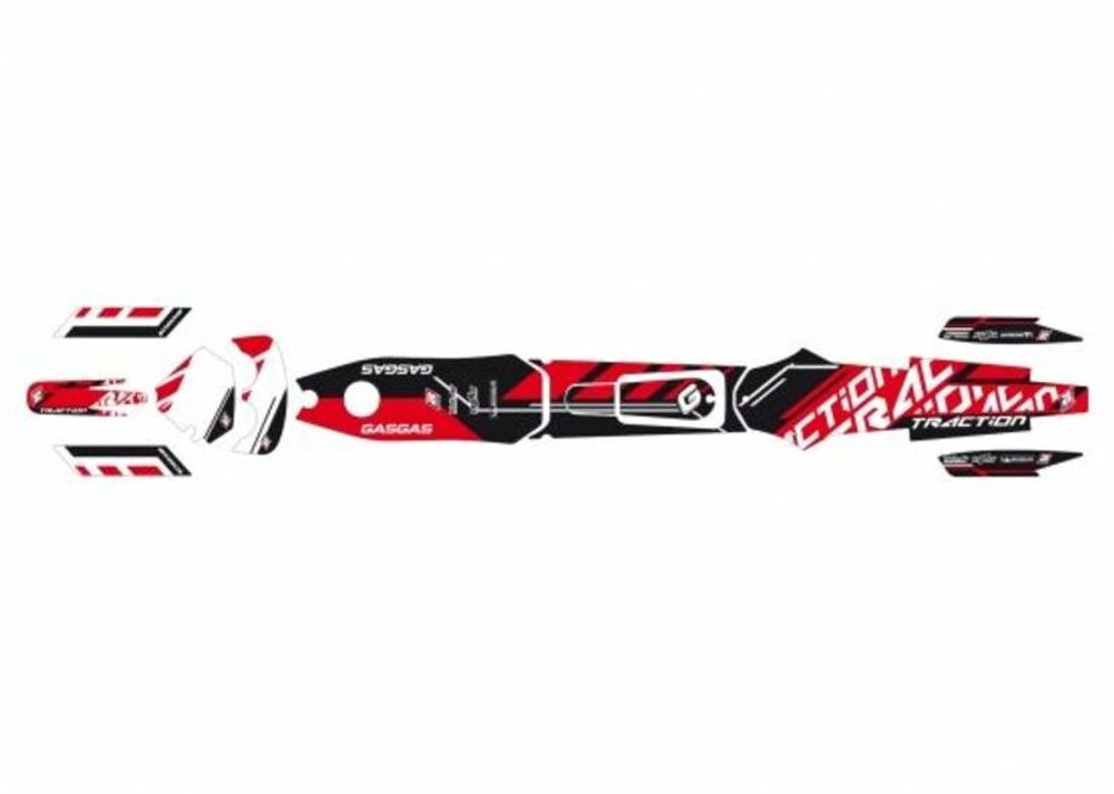 SP 1053889 Deko-Kit Traction Blackbird Gas Gas TXT PRO 125/200/250  passend fuer GAS GAS TXT PRO 125