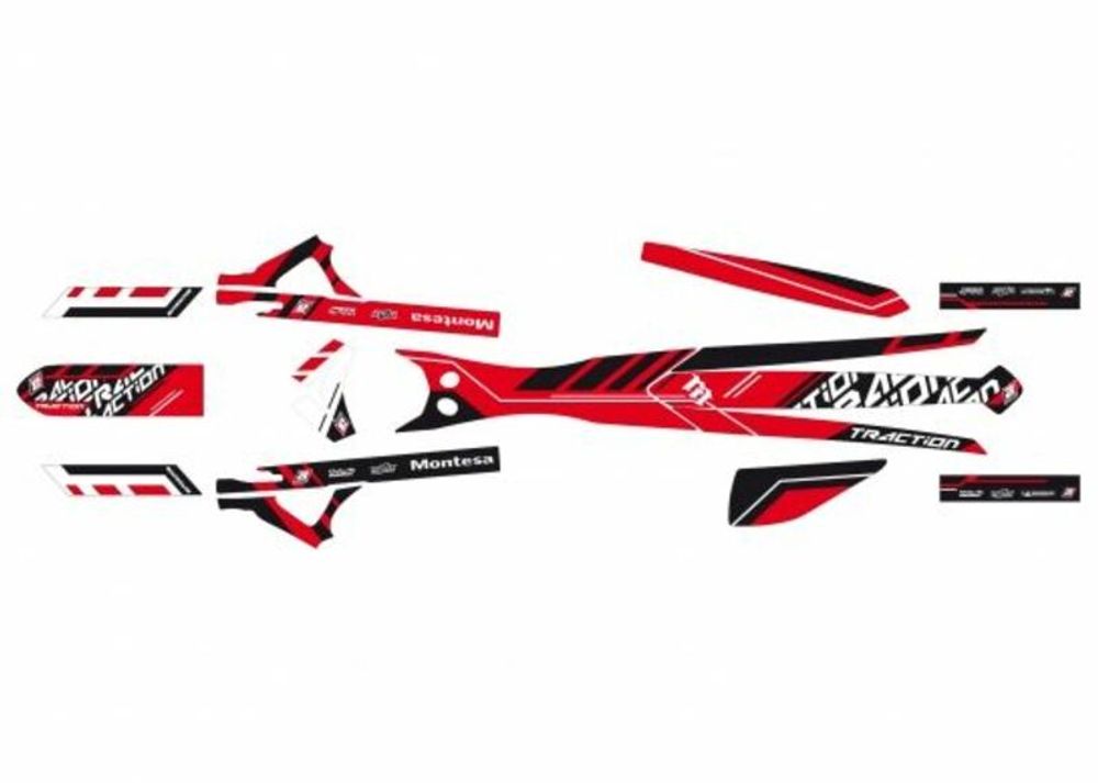 SP 1053898 Deko-Kit Traction Blackbird Montesa COTA 260 4RT  passend fuer MONTESA COTA 4RT 260