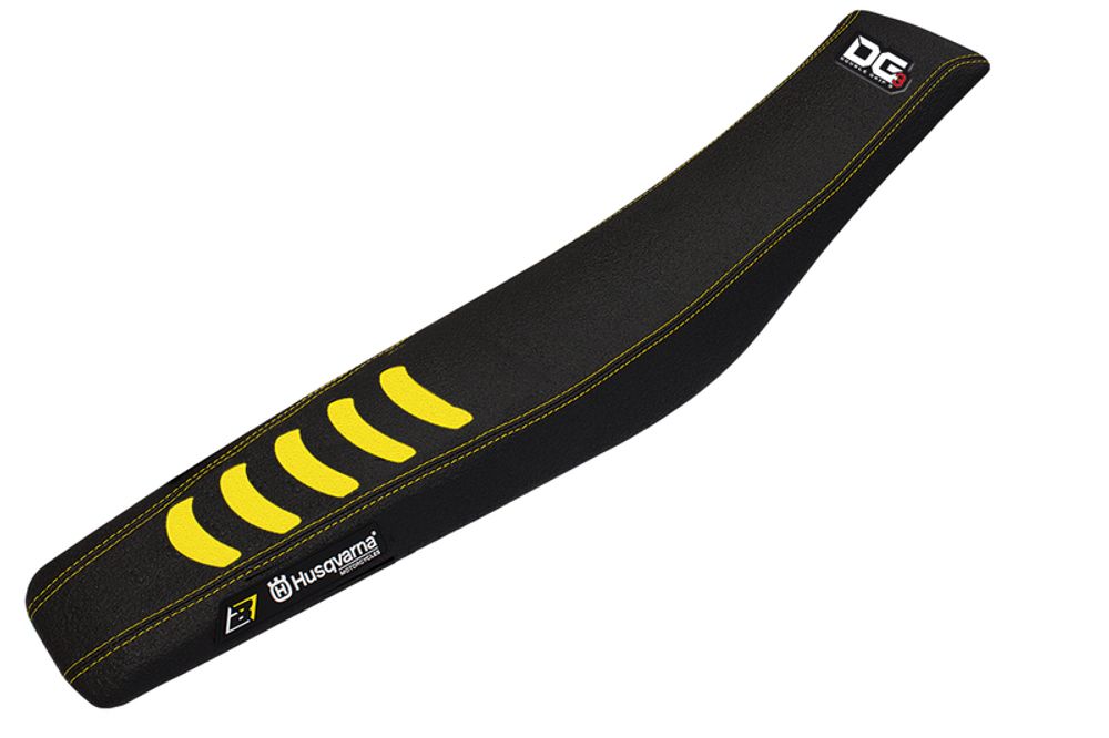 SP 1054435 Sitzüberzug Blackbird Double Grip 3 schwarz/gelb Husqvarna  passend fuer HUSQVARNA WR 250 Gelb