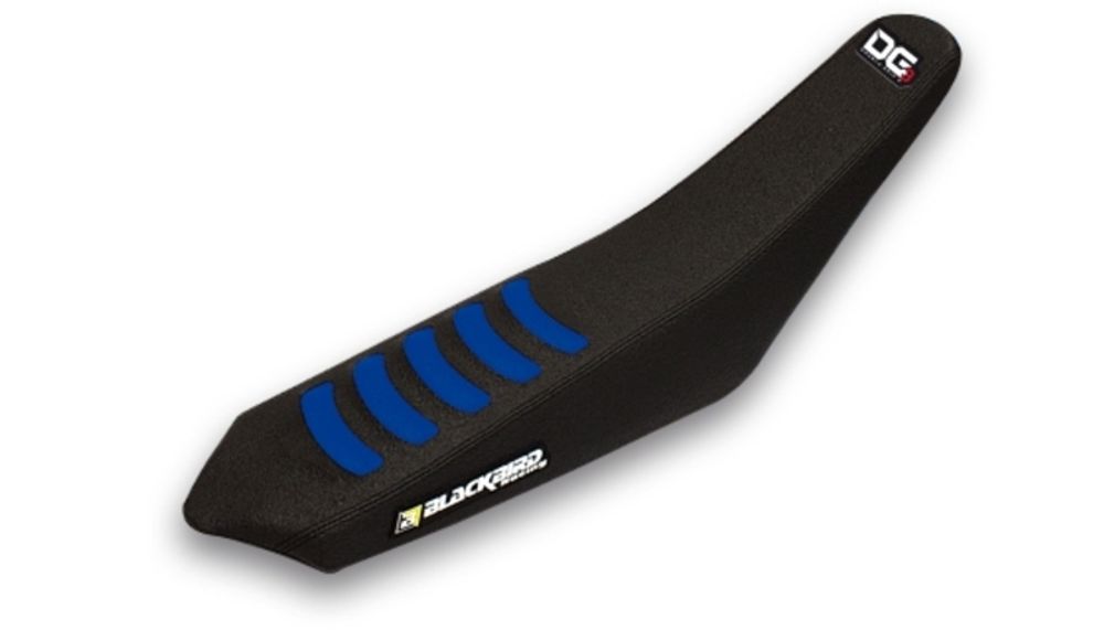 SP 1054514 BLACKBIRD Double Grip 3 Sitzbankbezug schwarz/blau Sherco SE/SEF/SE-R/SEF-R  passend fuer SHERCO 300 SEF-R Schwarz