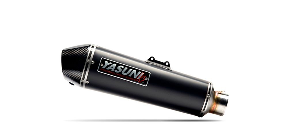 SP 1056863 YASUNI 4 Black Edition Auspuff - Carbon    passend fuer APRILIA SPORTCITY 125