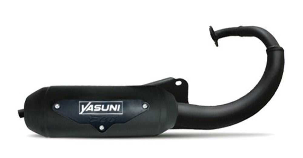 SP 1056905 YASUNI Eco Komplett Auspuff - Edelstahl Schwarz    passend fuer ITALJET SCOOP 50