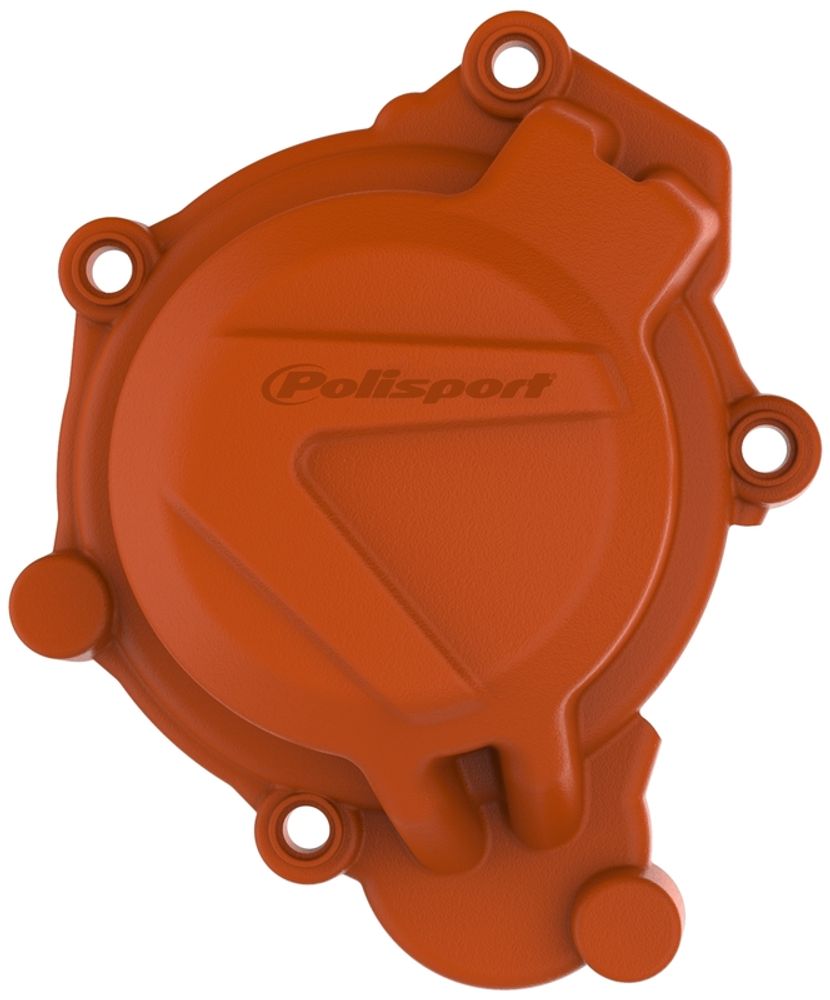 SP 1057575 POLISPORT Zündungsgehäusedeckel-Schutz orangefarben  passend fuer KTM 125 SX Orange & O