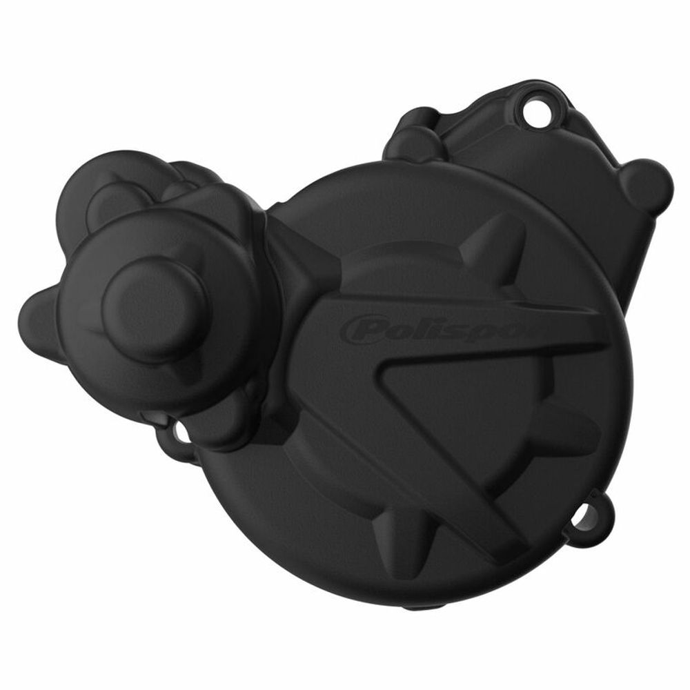 SP 1057598 POLISPORT Zündungsgehäusedeckel-Schutz schwarz Gas Gas EC250  passend fuer GAS GAS EC 250 Schwarz &
