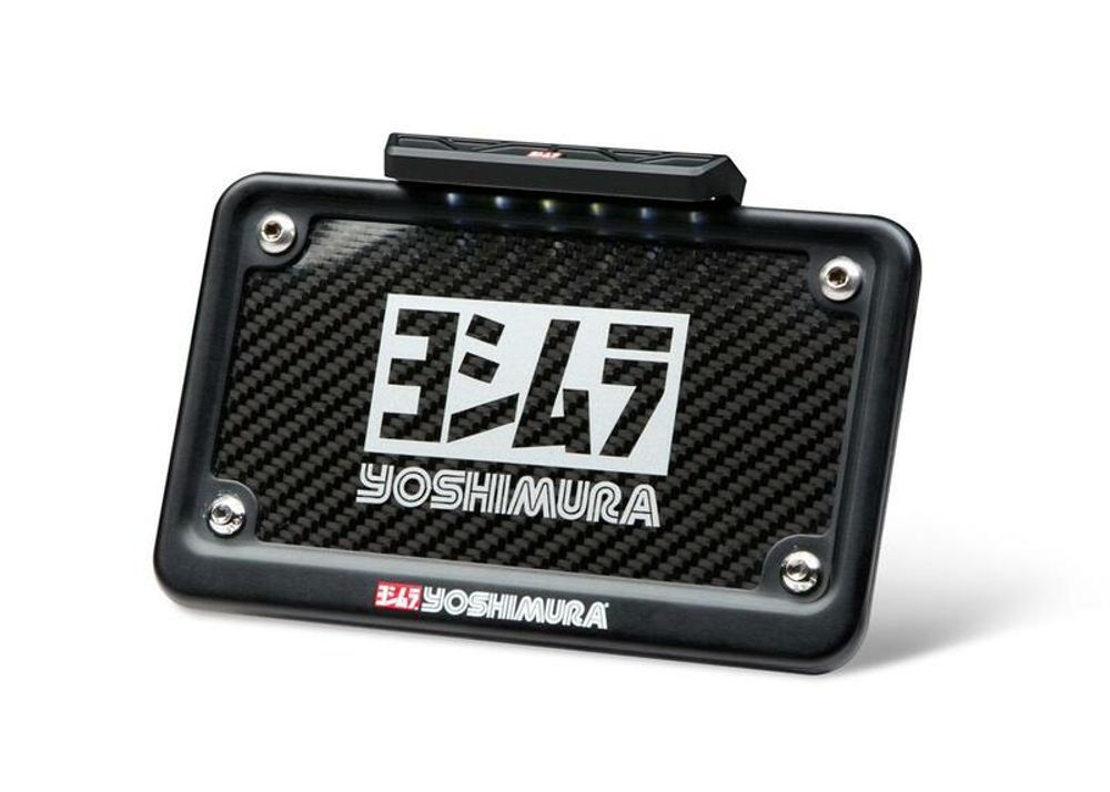 SP 1060608 YOSHIMURA Kennzeichenhalter schwarz Honda CRF450L    passend fuer HONDA CRF 450 L Schwarz