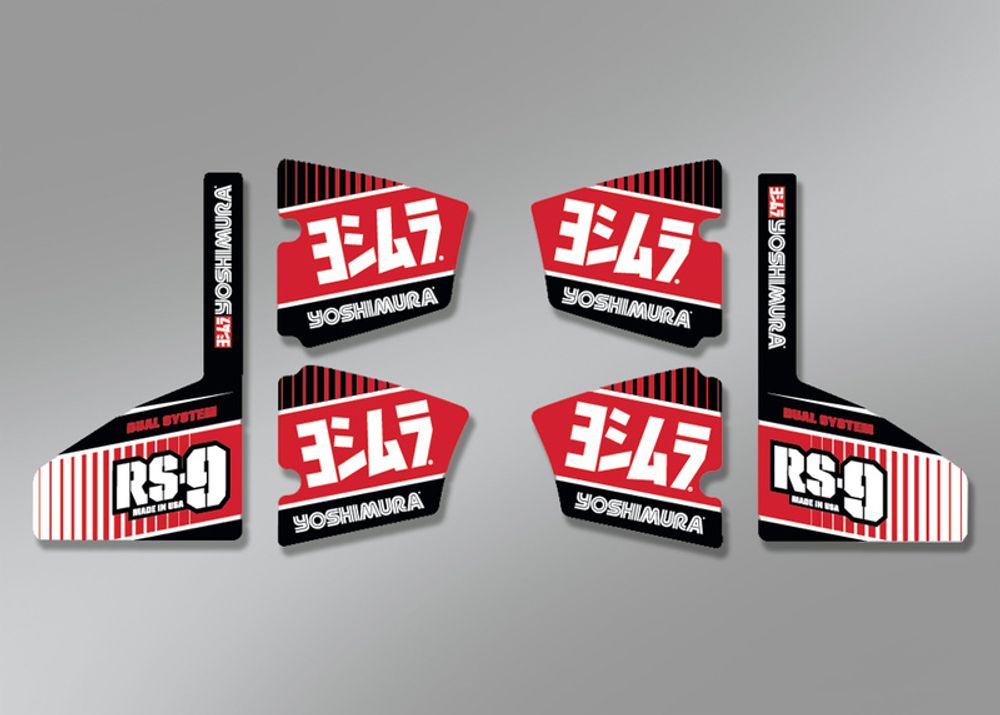 SP 1060740 YOSHIMURA Satz Sticker RS9 Dual    passend fuer